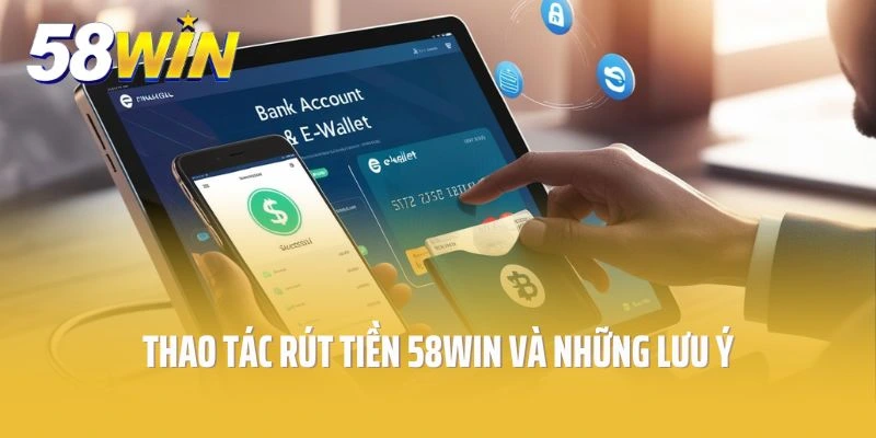 Thao Tác Rút Tiền 58win Và Những Lưu Ý Cược Thủ Cần Nắm Rõ